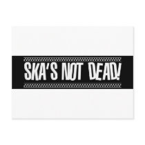 Ska's Not Dead! Postcard