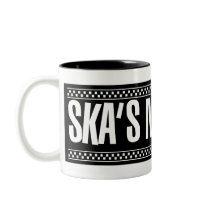 Ska's Not Dead! - White mugs by DigitalLimn Ska's Not Dead! - White mugs