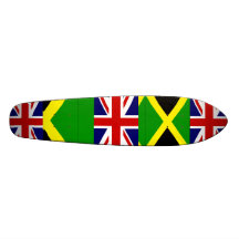 skate board flag Jamaica english