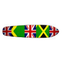 skate board flag Jamaica english skateboards