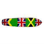 skate board flag Jamaica english