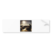 skate boarding in hollywood bumper stickers