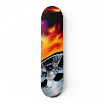 Skate Deck - Willys Flames