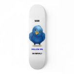 Skate “follow me on asphalt " custom skateboard