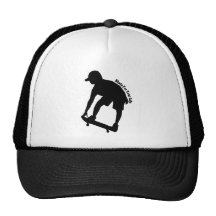 Skate For Your Life Skater Silhouette Hat