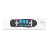 skate is not a crime bumper stickers