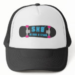 skate is not a crime trucker hats