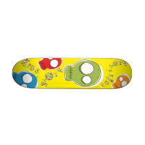 Skate Kids Skulls Mini Board Skateboard Deck