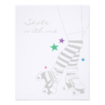 Skate Legs Invitations invitations