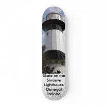 Skate on the Shroove Lighthouse, Donegal Ireland skateboards