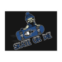 Skate or Die Postcard
