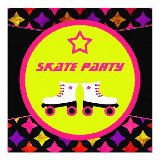 Skate Party Invite