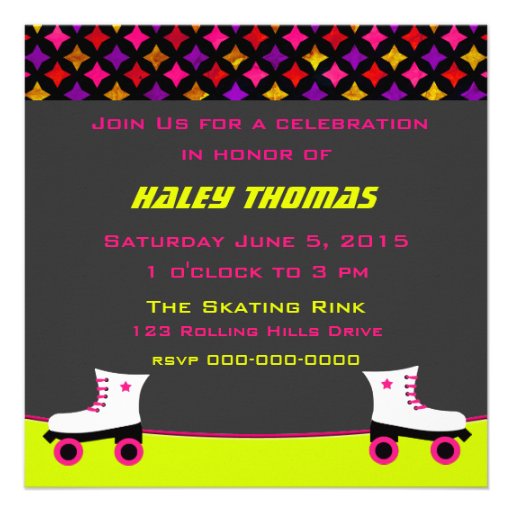 Skate Party Invite