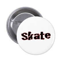 Skate Pinback Button