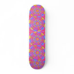 Skate Punk Princess Pink Mandala Skateboard