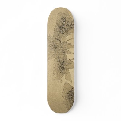 Skate Roses Custom Skateboard by Derrylad