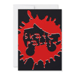 skate splatz party invitation invitations