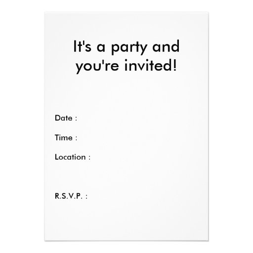 skate splatz party invitation