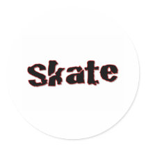 Skate Round Stickers