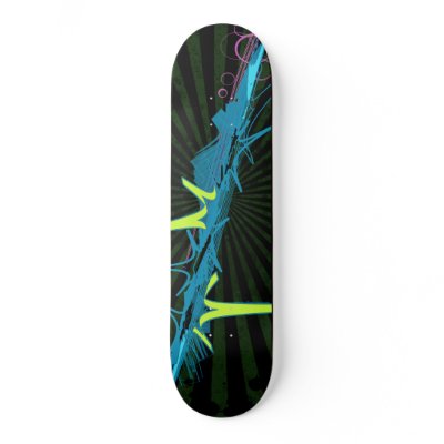Skate stripes A Custom Skate Board by hmx_23