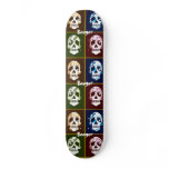 Skateboard - 4 Skull Warhol