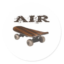 Skateboard Air teen kids men skateboarder Sticker