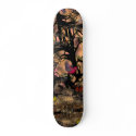 Skateboard Art Asian Birds Print