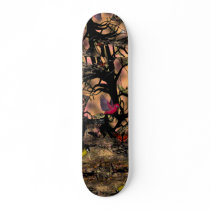 Skateboard Art Asian Birds Print by Darling_Gifts Skateboard Art Asian Birds Print