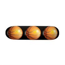 Skateboard basketballs customizeable