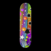 Skateboard -BIG BANG BLACK HOLES POP ART skateboards