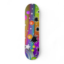 Skateboard -BIG BANG BLACK HOLES POP ART