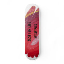 Skateboard - Blaze Zest for Life by ARTCOR7PLUS Skateboard - Blaze Zest for Life