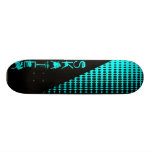 Skateboard blk-blue
