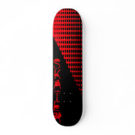 Skateboard blk-red skateboard