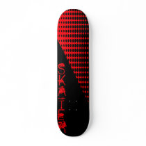 Skateboard blk-red