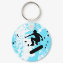 skateboard. board with birds. keychains