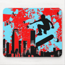 skateboard. board with birds. mousepads