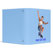 Skateboard Boy Binder