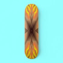Skateboard: Bursts of Fire by Artists4God Skateboard: Bursts of Fire