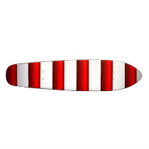 Skateboard colorful stripes retro customizeable