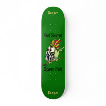 Skateboard Comp - Animated Tribal Killer Fish