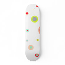 Skateboard competition sport shape polka dots by Rupydetequila Skateboard competition sport shape polka dots