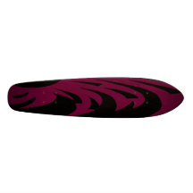 Skateboard crazy purple and black customizeable