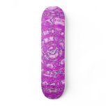 Skateboard Deck Design : Circles.Purple