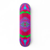 Skateboard Deck Design: Scan Weed.Quad.Red.165