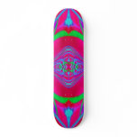 Skateboard Deck Design: Scan Weed.Quad.Red.165