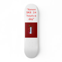 skateboard design 5, "Xenon SK8 24 hours a day" by Anthonybernier skateboard design 5, "Xenon SK8 24 hours a day"