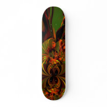 Skateboard Digital Abstract Art Feel The Green by shanmaree Skateboard Digital Abstract Art Feel The Green