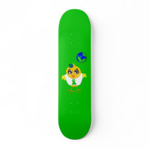 Skateboard Environmental Chick by chicktshirts Skateboard Environmental Chick