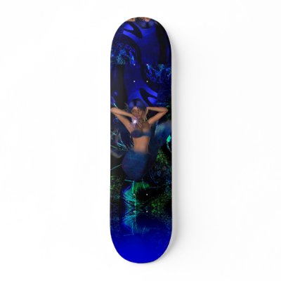 Skateboard Fantasy Art Star Mermaid by Darling_Gifts
